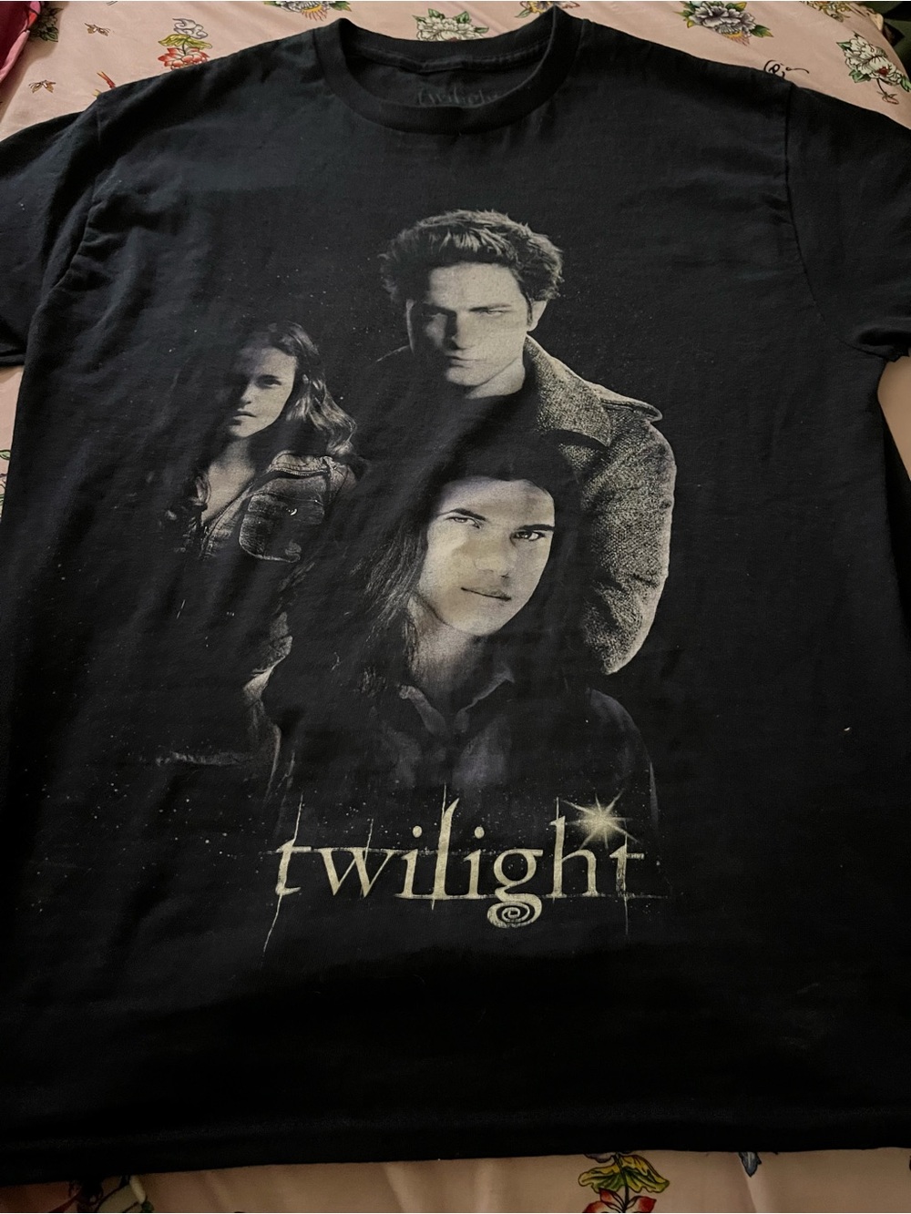 Black Twilight Graphic Short Sleeve Tee